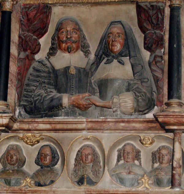 John Oneby and Emmet Byard with children Elizabeth,Dorothy, John, Emmet and Mary